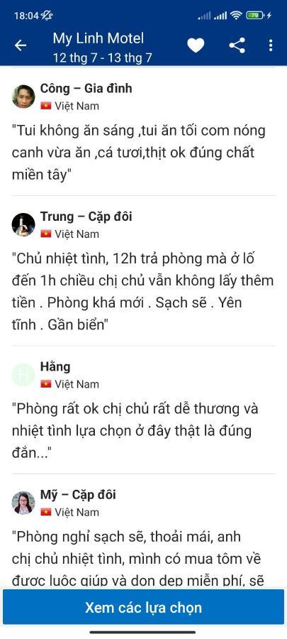 My Linh Motel 976 Duong Vo Thi Sau Лонгхай Экстерьер фото